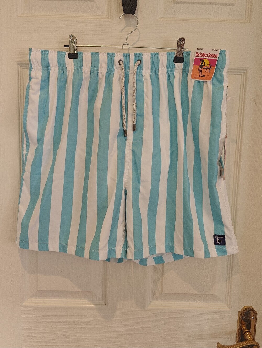 THE ENDLESS SUMMER Men's Swimming Shorts / Swimming Trunks Striped
